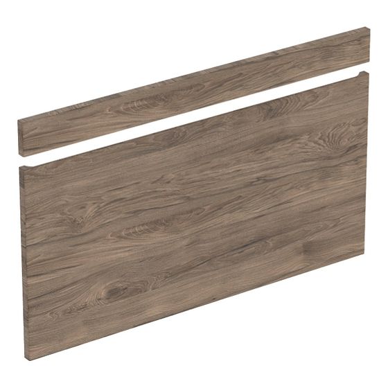 Geberit Renova Plan Set Fronten für Unterschrank für Möbelwaschtisch, ab Baujahr 2021, 100cm Nussbaum hickory/Folie struktur