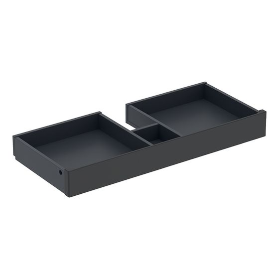 Geberit Renova Plan Innenschublade für Unterschrank für Möbelwaschtisch, ab Baujahr 2021, Breite 80cm, Lava lackiert matt