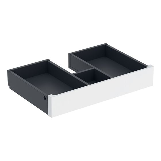 Geberit Renova Plan Innenschublade für Unterschrank für Möbelwaschtisch, ab Baujahr 2021, 55cm, Weiß/lackiert hochglänzend