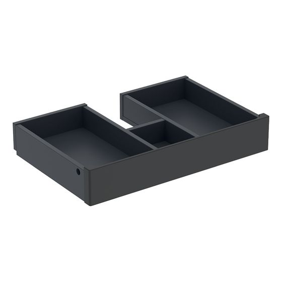 Geberit Renova Plan Innenschublade für Unterschrank für Möbelwaschtisch, ab Baujahr 2021, Breite 55cm, Lava lackiert matt