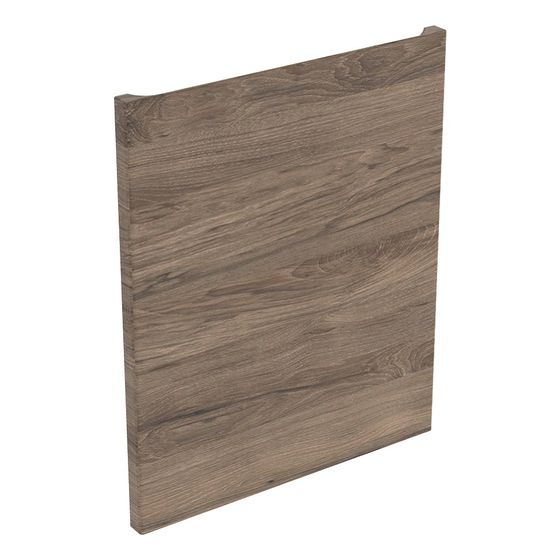 Geberit Renova Plan Schubladenfront für niedrigen Seitenschrank ab Baujahr 2021 Höhe 55cm Nussbaum hickory/Folie strukturiert