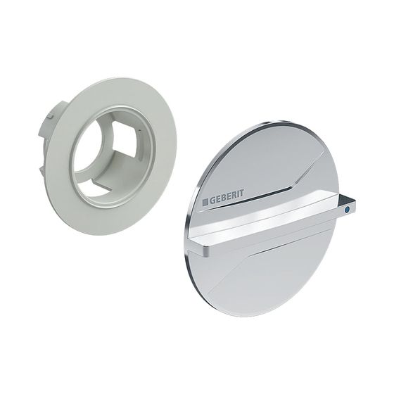 Geberit Set Betätigungsgriff für Unterputz-Kugelhahn DN 15 /20, Hochglanz-verchromt