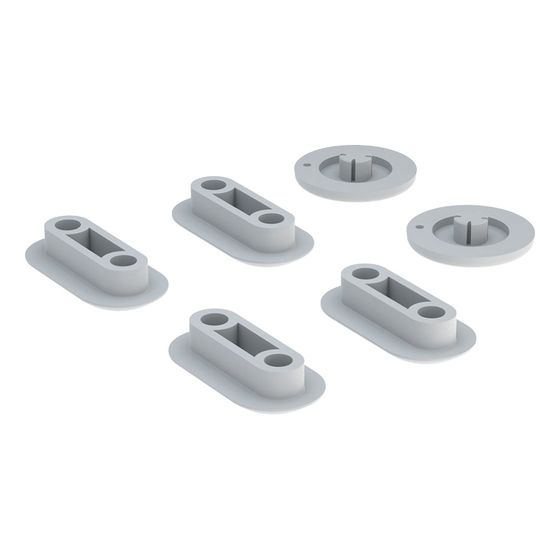 Geberit Set Puffer für Dusch-WC-Sitzring, WC-Deckel, für Geberit AquaClean Sela