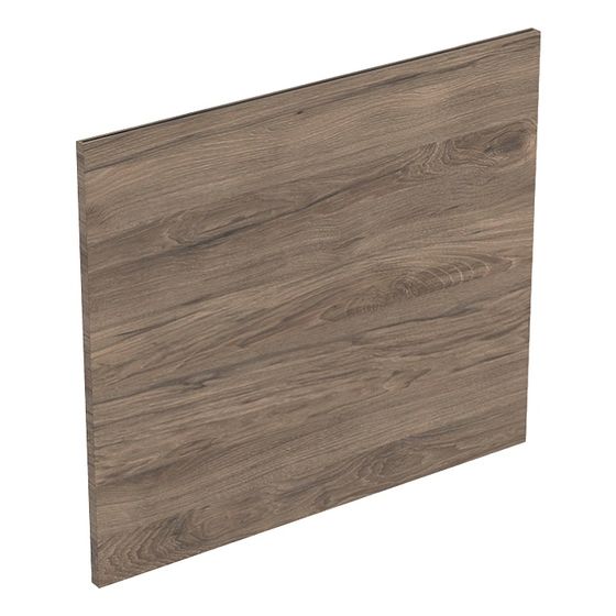 Geberit Schubladenfront für Acanto Unterschrank für Waschtisch Breite 60cm, Nussbaum hickory, Melamin Holzstruktur