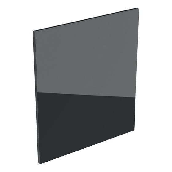 Geberit Schubladenfront für Acanto Unterschrank für Handwaschbecken Breite 45cm, Lava/Glas