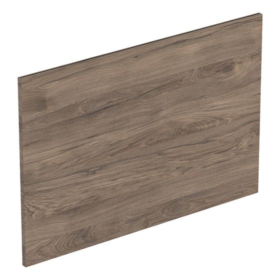 Geberit Schubladenfront für Acanto Unterschrank für Waschtisch Breite 75cm, Nussbaum hickory, Melamin Holzstruktur
