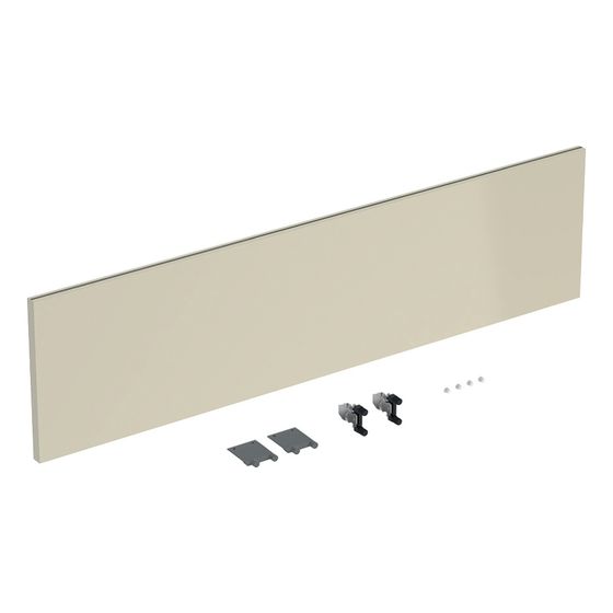 Geberit iCon Schubladenfront für Unterschrank für Waschtisch, 1 Schublade, Breite Waschtisch 90cm, Sandgrau/lackiert hochglanz