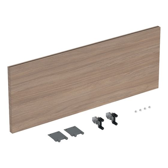 Geberit iCon Schubladenfront für Unterschrank für Waschtisch, 1 Schublade, Breite Waschtisch 60cm, Eiche Melamin Holzstruktur