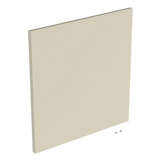Geberit iCon Tür Unterschrank für Handwaschbecken, 1 Tür Waschtisch 38cm, Sandgrau lackiert hochglänzend, Türanschlag links