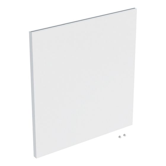Geberit iCon Tür Unterschrank für Handwaschbecken, 1 Tür, Weiß, B Waschtisch 38cm/lackiert hochglänzend, Türanschlag links