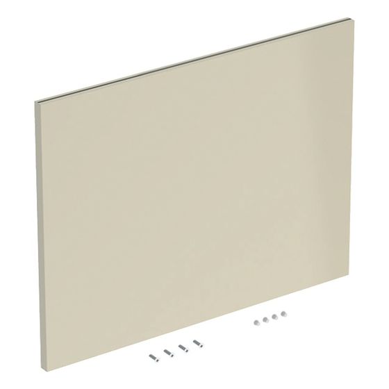 Geberit iCon Schubladenfront für Unterschrank für Handwaschbecken, 1 Schublade, B Waschtisch 53cm, Sandgrau/lackiert hochglanz