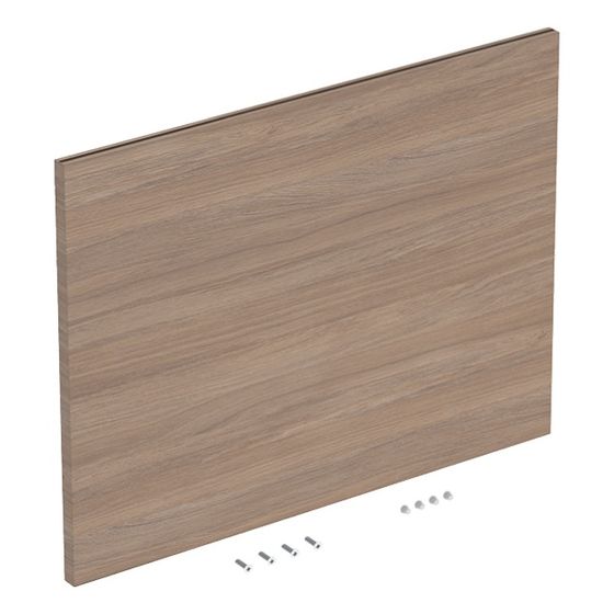 Geberit iCon Schubladenfront für Unterschrank für Handwaschbecken, 1 Schublade, B Waschtisch 53cm, Eiche Melamin Holzstruktur