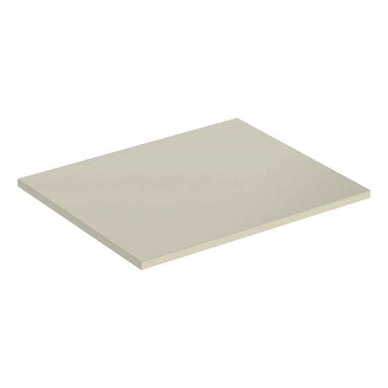 Geberit iCon Einlegeboden für Seitenelement Tiefe 24,6cm, Sandgrau lackiert hochglänzend
