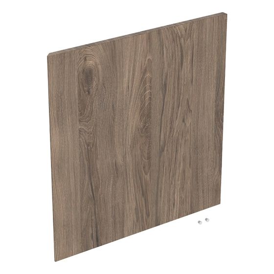 Geberit iCon Tür für quadratischen Hochschrank mit 1 Tür, Breite 45cm, Nussbaum hickory Melamin Holzstruktur