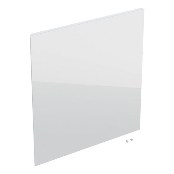Geberit Acanto Tür für quadratischen Hochschrank mit 1 Tür, Breite 45cm, Weiß/Glas
