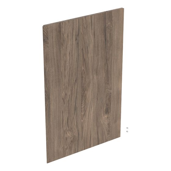 Geberit iCon Tür für rechteckigen Hochschrank mit 1 Tür, Breite 45cm, Nussbaum hickory/Melamin Holzstruktur, Höhe 70cm