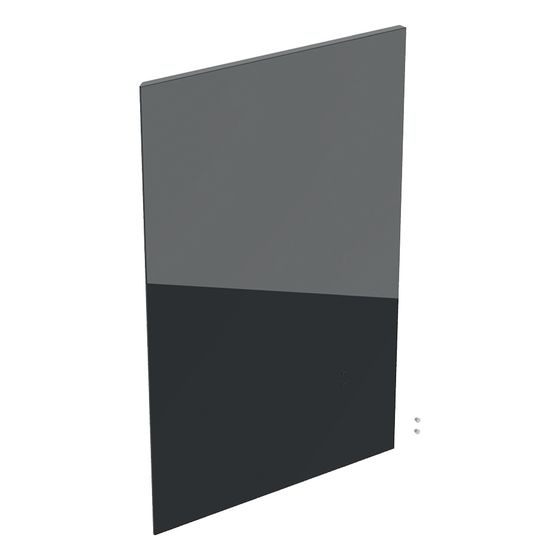 Geberit Acanto Tür für rechteckigen Hochschrank mit 1 Tür, 45x70cm, Lava/Glas