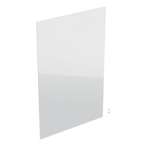 Geberit Acanto Tür für rechteckigen Hochschrank mit 1 Tür, 45x70cm, Weiß/Glas