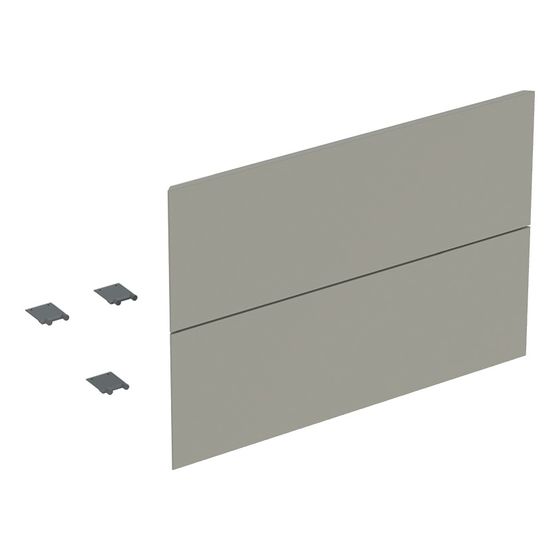 Geberit Set Schubladenfronten für ONE Unterschrank für Waschtisch, 2 Schubladen, Breite 75cm, Greige/lackiert matt