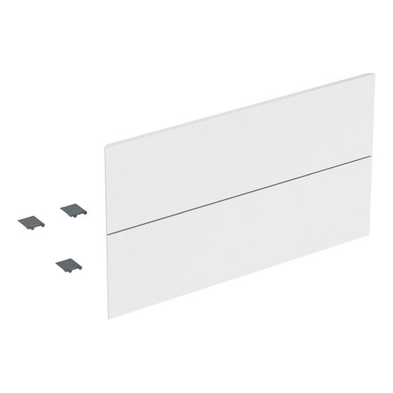 Geberit Set Schubladenfronten für ONE Unterschrank für Waschtisch, 2 Schubladen, Breite 90cm, Weiß/lackiert hochglanz