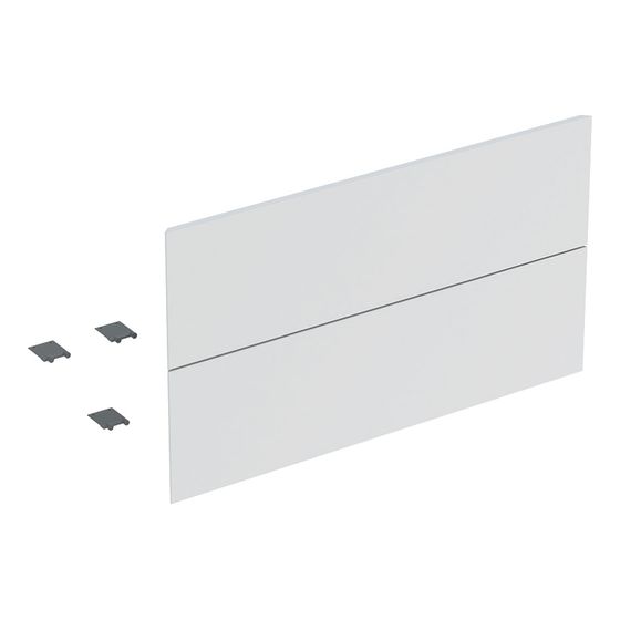 Geberit Set Schubladenfronten für ONE Unterschrank für Waschtisch, 2 Schubladen, Breite 90cm, Weiß lackiert matt