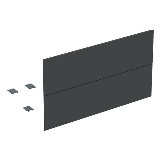 Geberit Set Schubladenfronten für ONE Unterschrank für Waschtisch, 2 Schubladen, Breite 90cm, Lava lackiert matt
