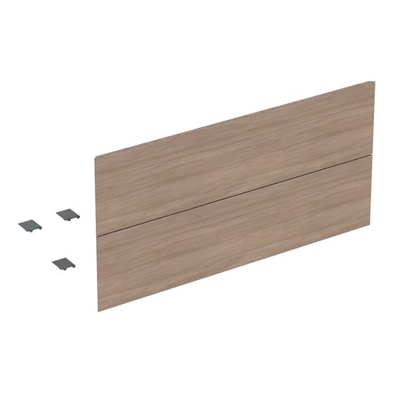 Geberit Set Schubladenfronten für ONE Unterschrank für Waschtisch, 2 Schubladen, 105cm Eiche natur/Melamin Holzstrukt