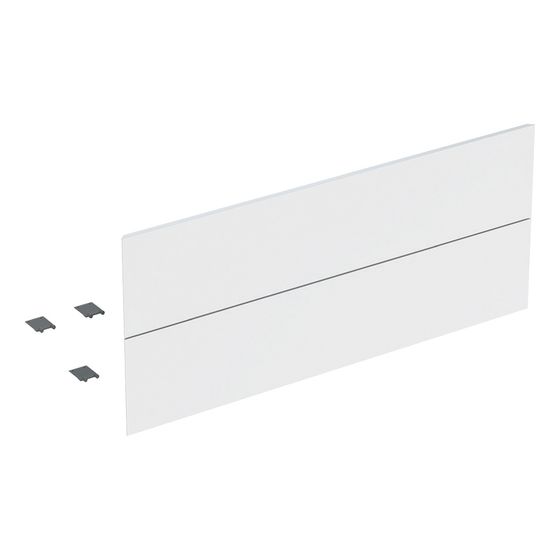 Geberit Set Schubladenfronten für ONE Unterschrank für Waschtisch, 2 Schubladen, B 120cm, Weiß lackiert hochglänzend