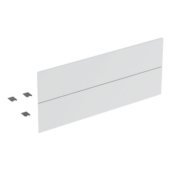 Geberit Set Schubladenfronten für ONE Unterschrank für Waschtisch, 2 Schubladen, Breite 120cm, Weiß lackiert matt