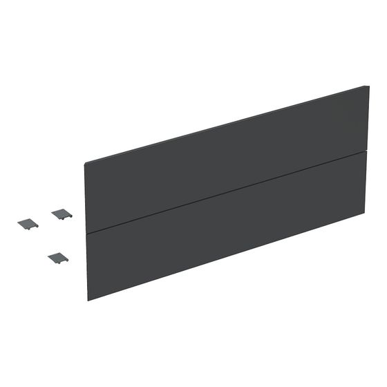 Geberit Set Schubladenfronten für ONE Unterschrank für Waschtisch, 2 Schubladen, Breite 120cm, Lava lackiert matt