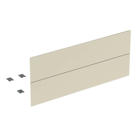 Geberit Set Schubladenfronten für ONE Unterschrank für Waschtisch, 2 Schubladen, 120cm Sandgrau/lackiert hochglänzend