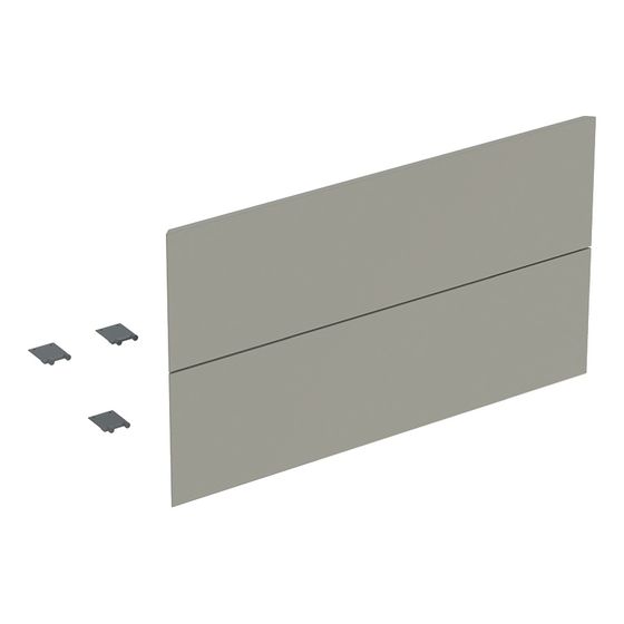 Geberit Set Schubladenfronten für ONE Unterschrank für Waschtisch, 2 Schubladen, Breite 90cm, Greige/lackiert matt