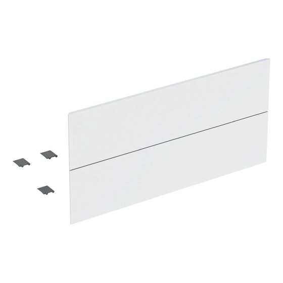 Geberit Set Schubladenfronten für ONE Unterschrank für Waschtisch, 2 Schubladen, B 105cm, Weiß lackiert hochglänzend