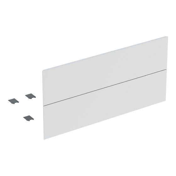 Geberit Set Schubladenfronten für ONE Unterschrank für Waschtisch, 2 Schubladen, Breite 105cm, Weiß lackiert matt