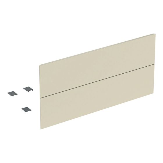 Geberit Set Schubladenfronten für ONE Unterschrank für Waschtisch, 2 Schubladen, 105cm Sandgrau/lackiert hochglänzend