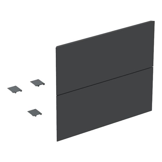 Geberit Set Schubladenfronten für ONE Unterschrank für Waschtisch, 2 Schubladen, Breite 60cm, Lava lackiert matt