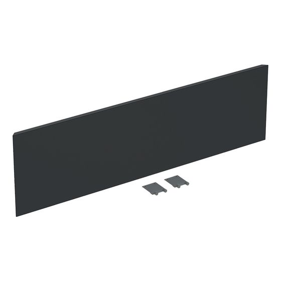 Geberit Schubladenfronten für ONE Unterschrank für Waschtisch, 1 Schublade 90cm, Mattschwarz, lackiert matt