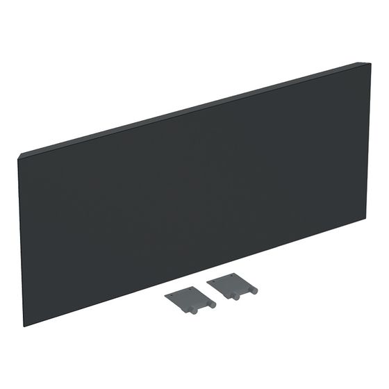 Geberit Schubladenfronten für ONE Unterschrank für Waschtisch, 1 Schublade 60cm, Mattschwarz, lackiert matt