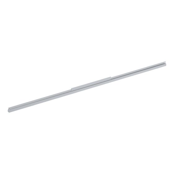 Geberit Lichtleiste untere für Option Plus Square Lichtspiegel, Breite 120cm, Aluminium eloxiert
