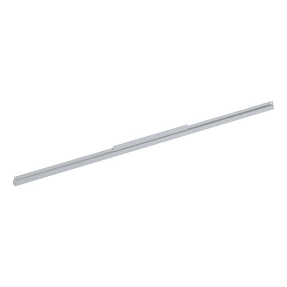 Geberit Lichtleiste untere für Option Plus Square Lichtspiegel, Breite 105cm, Aluminium eloxiert