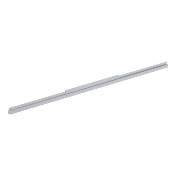 Geberit Lichtleiste untere für Option Plus Square Lichtspiegel, Breite 90cm, Aluminium eloxiert