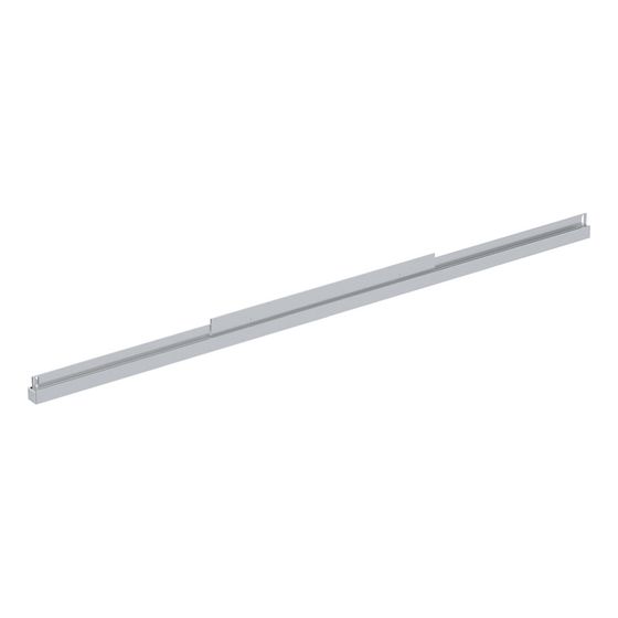 Geberit Lichtleiste untere für Option Plus Square Lichtspiegel, Breite 75cm, Aluminium eloxiert