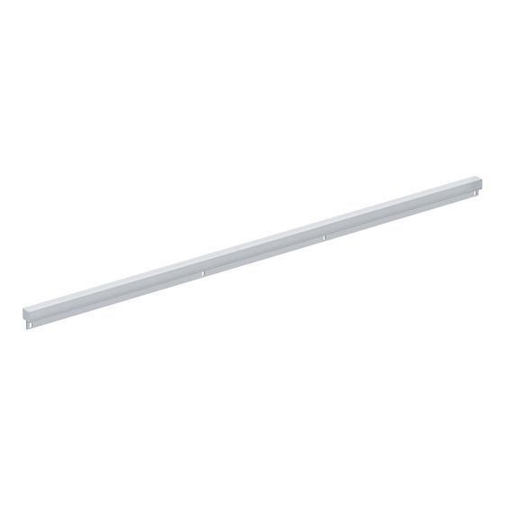 Geberit Lichtleiste obere für Option Plus Square Lichtspiegel, Breite 75cm, Aluminium eloxiert