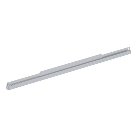 Geberit Lichtleiste untere für Option Plus Square Lichtspiegel, Breite 60cm, Aluminium eloxiert