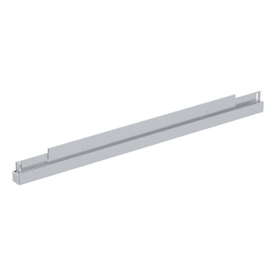 Geberit Lichtleiste untere für Option Plus Square Lichtspiegel, Breite 40cm, Aluminium eloxiert