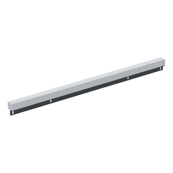 Geberit Lichtleiste obere für Option Plus Square Lichtspiegel, Breite 40cm, Mattschwarz