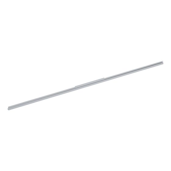 Geberit Lichtleiste untere für Option Plus Square Lichtspiegel, Breite 160cm, Aluminium eloxiert