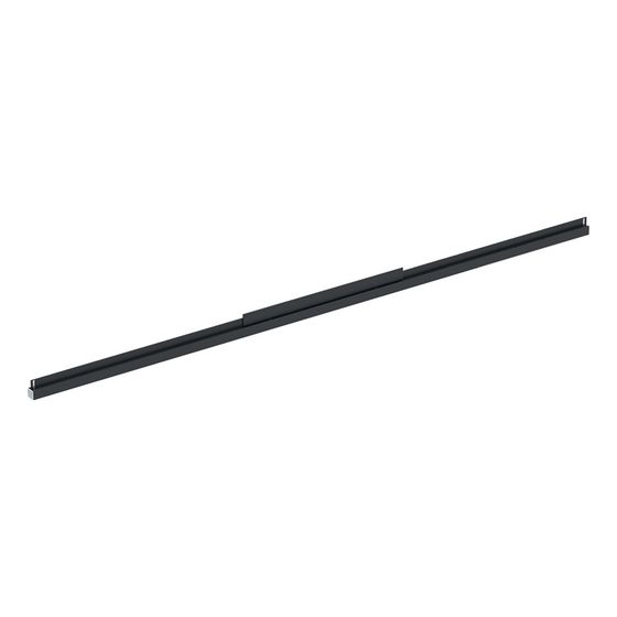 Geberit Lichtleiste untere für Option Plus Square Lichtspiegel, Breite 105cm, Mattschwarz