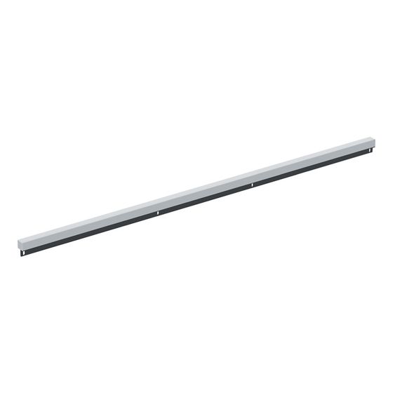 Geberit Lichtleiste obere für Option Plus Square Lichtspiegel, Breite 75cm, Mattschwarz