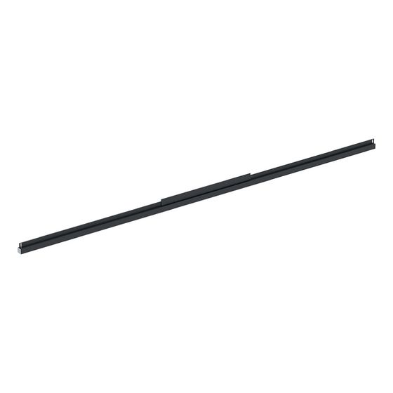 Geberit Lichtleiste untere für Option Plus Square Lichtspiegel, Breite 120cm, Mattschwarz